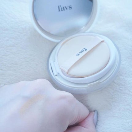 カーミンググロウアップクッションファンデーション/favs/リキッドファンデーションを使ったクチコミ(1枚目)