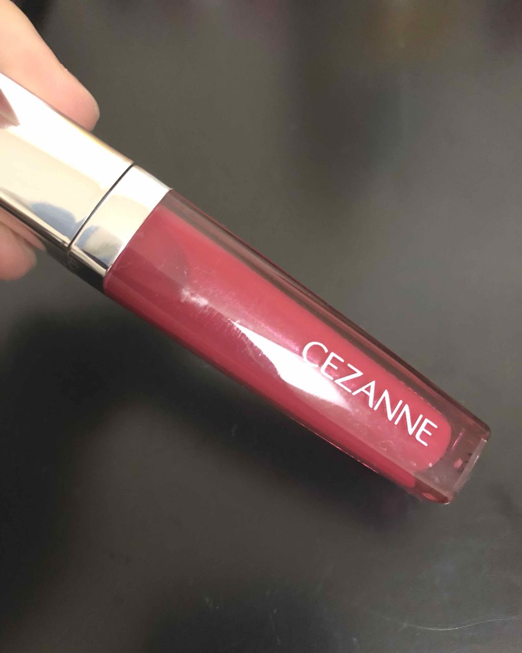 ジェルグロスリップ/CEZANNE/リップグロスを使ったクチコミ（2枚目）