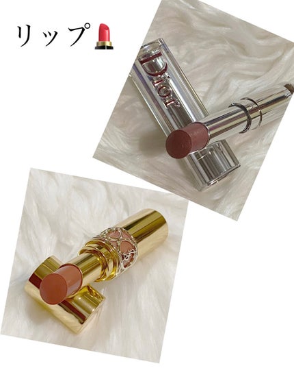 ルージュ ヴォリュプテ シャイン/YVES SAINT LAURENT BEAUTE/口紅を使ったクチコミ(4枚目)