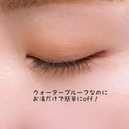 「密着アイライナー」ショート筆リキッド/デジャヴュ/リキッドアイライナーを使ったクチコミ(4枚目)