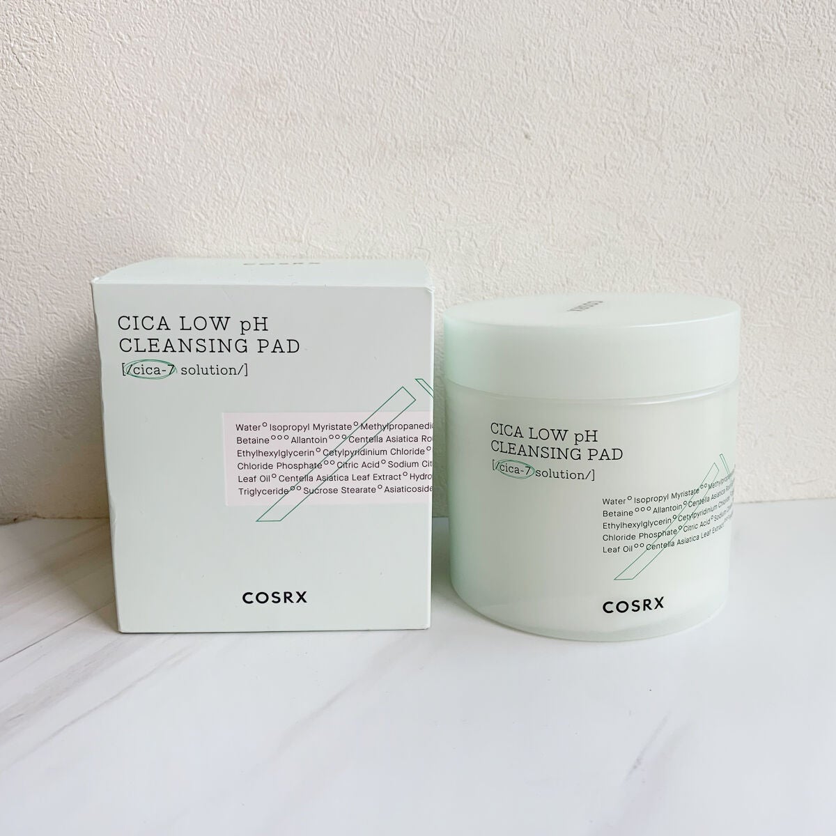 ピュアフィットシカ弱酸性クレンジングパッド /COSRX/クレンジングシートを使ったクチコミ(1枚目)