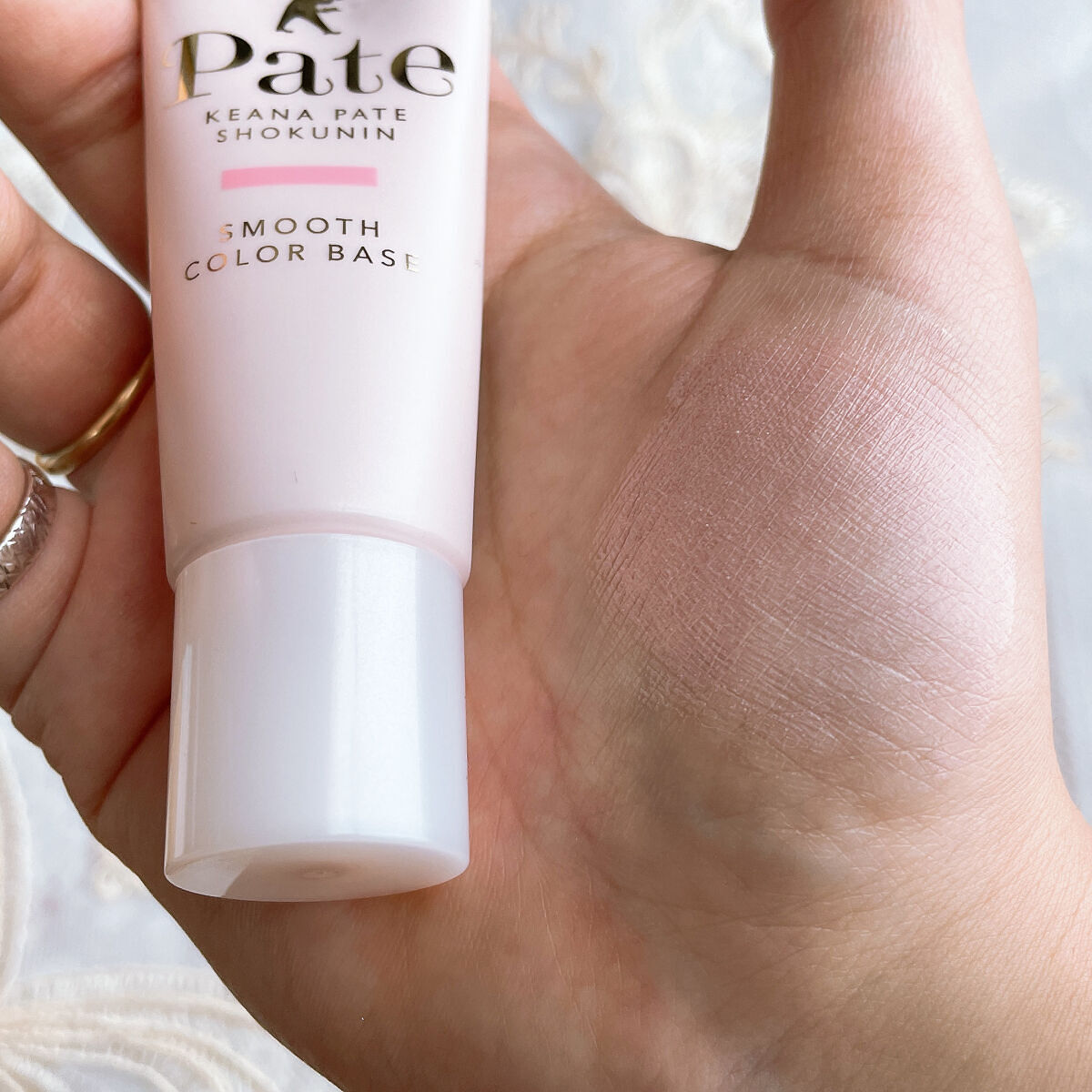 スムースカラーベース 01 ナチュラルピンク/毛穴パテ職人/化粧下地を使ったクチコミ（3枚目）