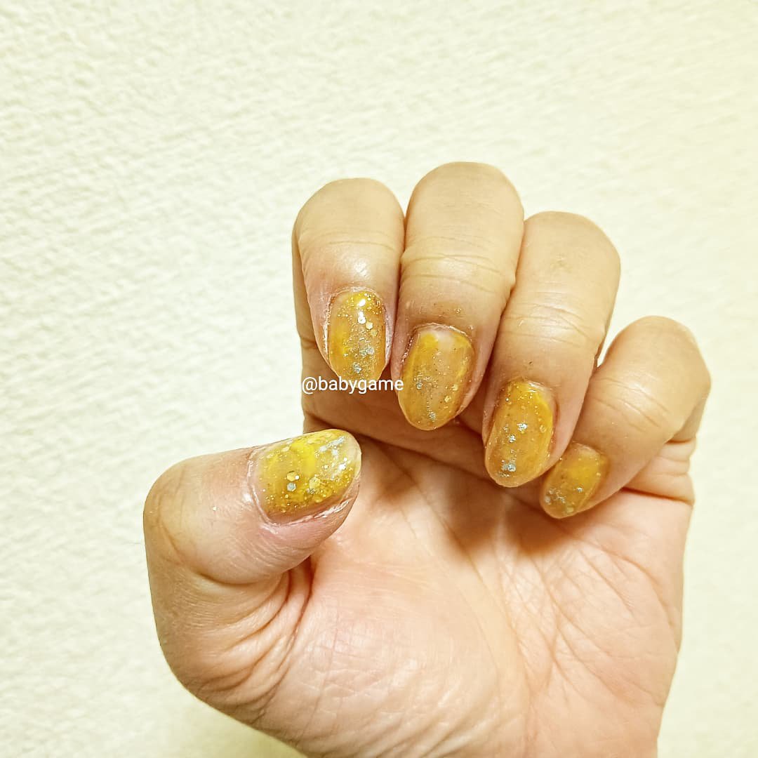 パル カラージェル イエロー/キャンドゥ/ジェルネイルを使ったクチコミ（3枚目）