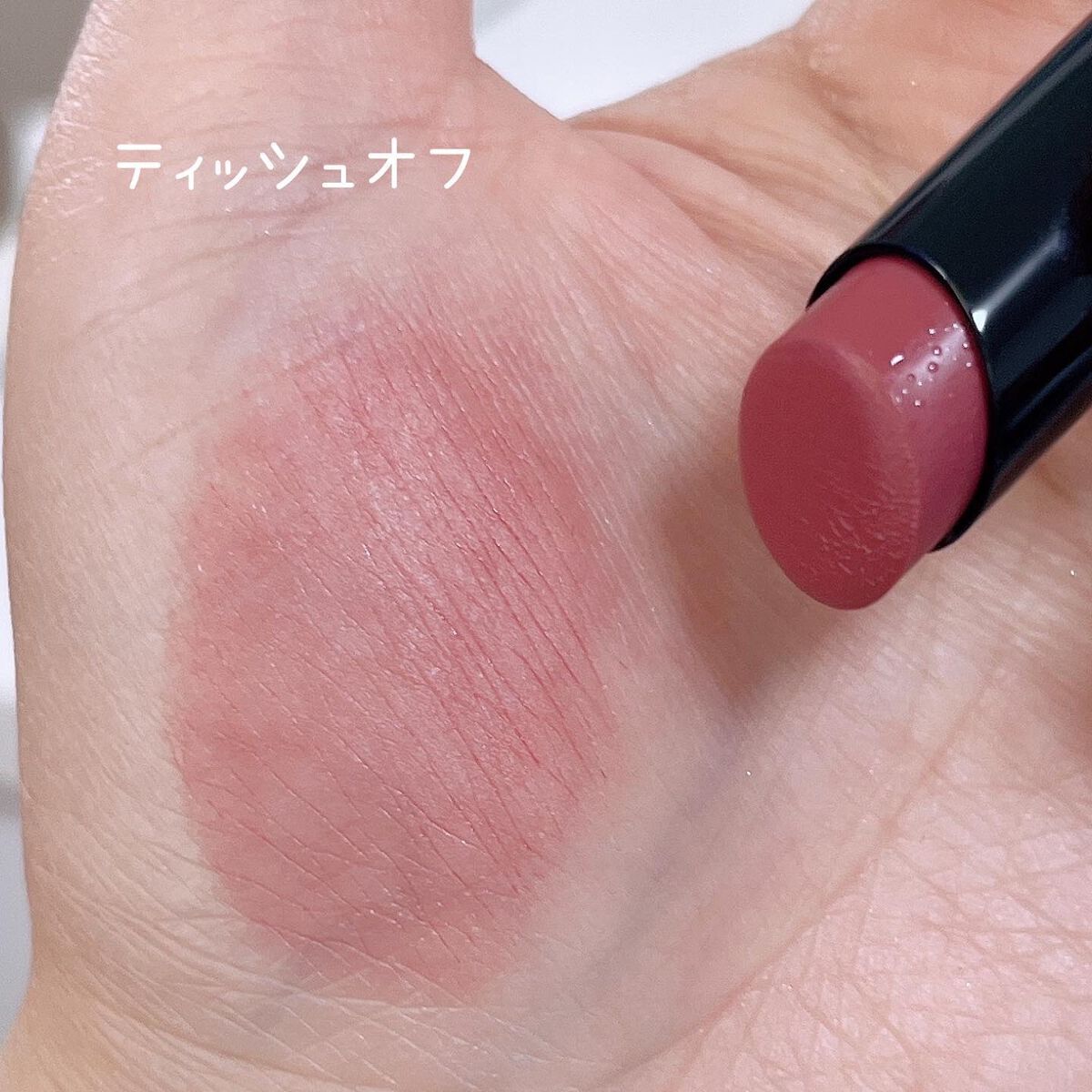 ミネラルシアーマットルージュ プラムピンク/エトヴォス/口紅を使ったクチコミ（3枚目）