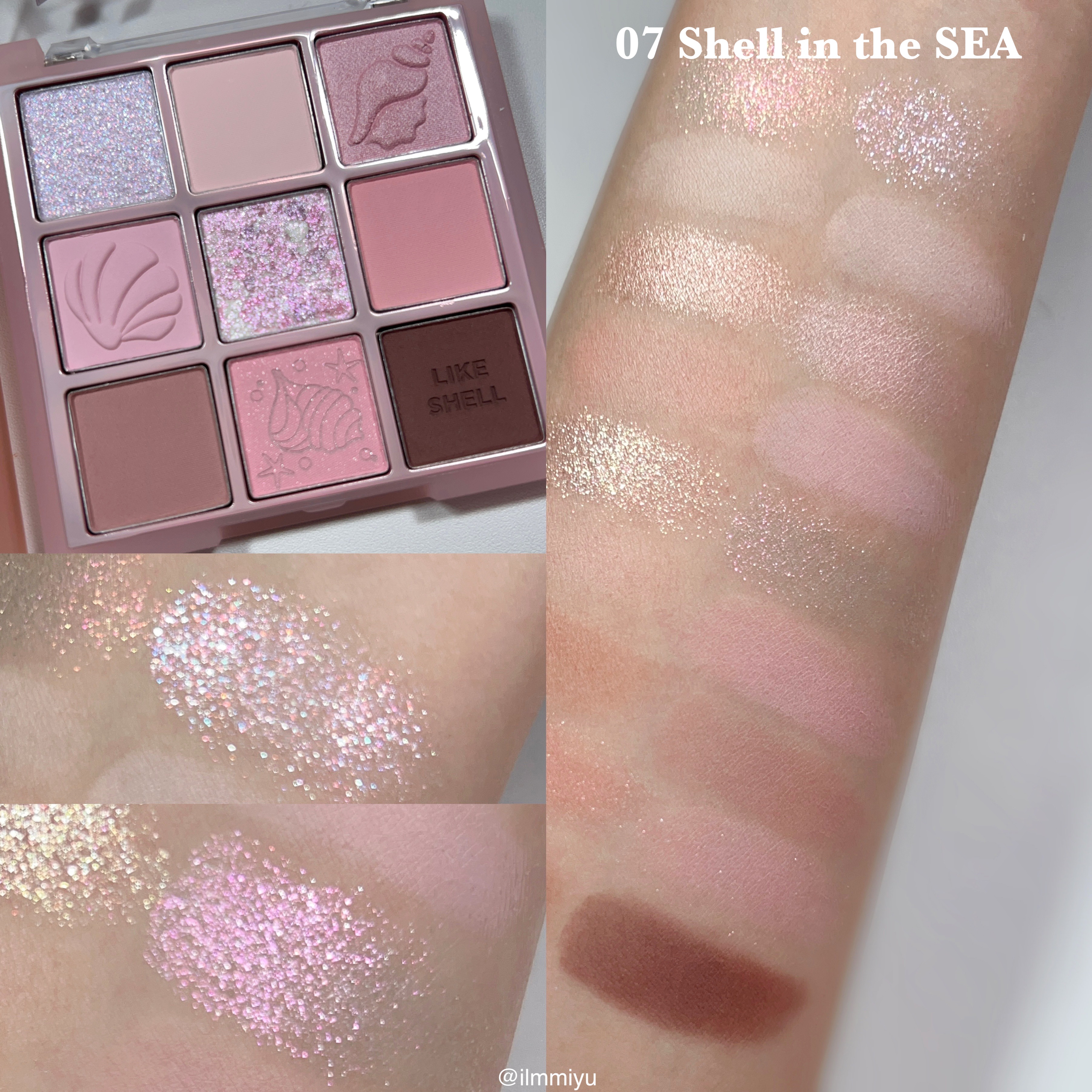 マイフェイブムードアイパレット 9カラー/HOLIKA HOLIKA/アイシャドウパレットを使ったクチコミ（3枚目）