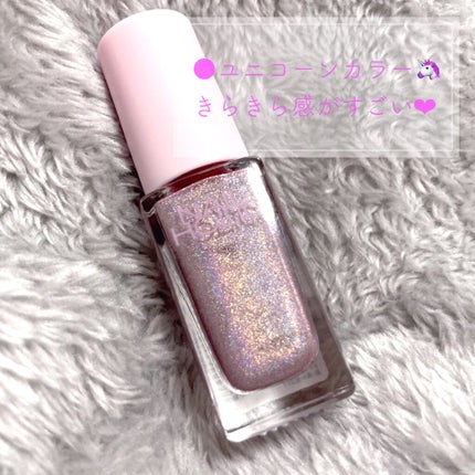 ネイルホリック リミテッドカラー Popping Sugar/ネイルホリック/マニキュアを使ったクチコミ(3枚目)