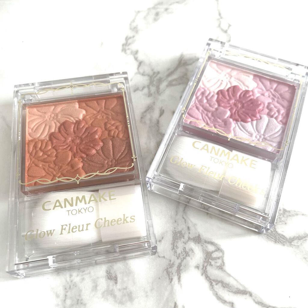 グロウフルールチークス/キャンメイク/パウダーチークを使ったクチコミ(5枚目)