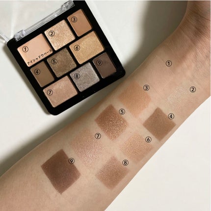 ムードアイシャドウパレット/GENE TOKYO/アイシャドウパレットを使ったクチコミ(3枚目)