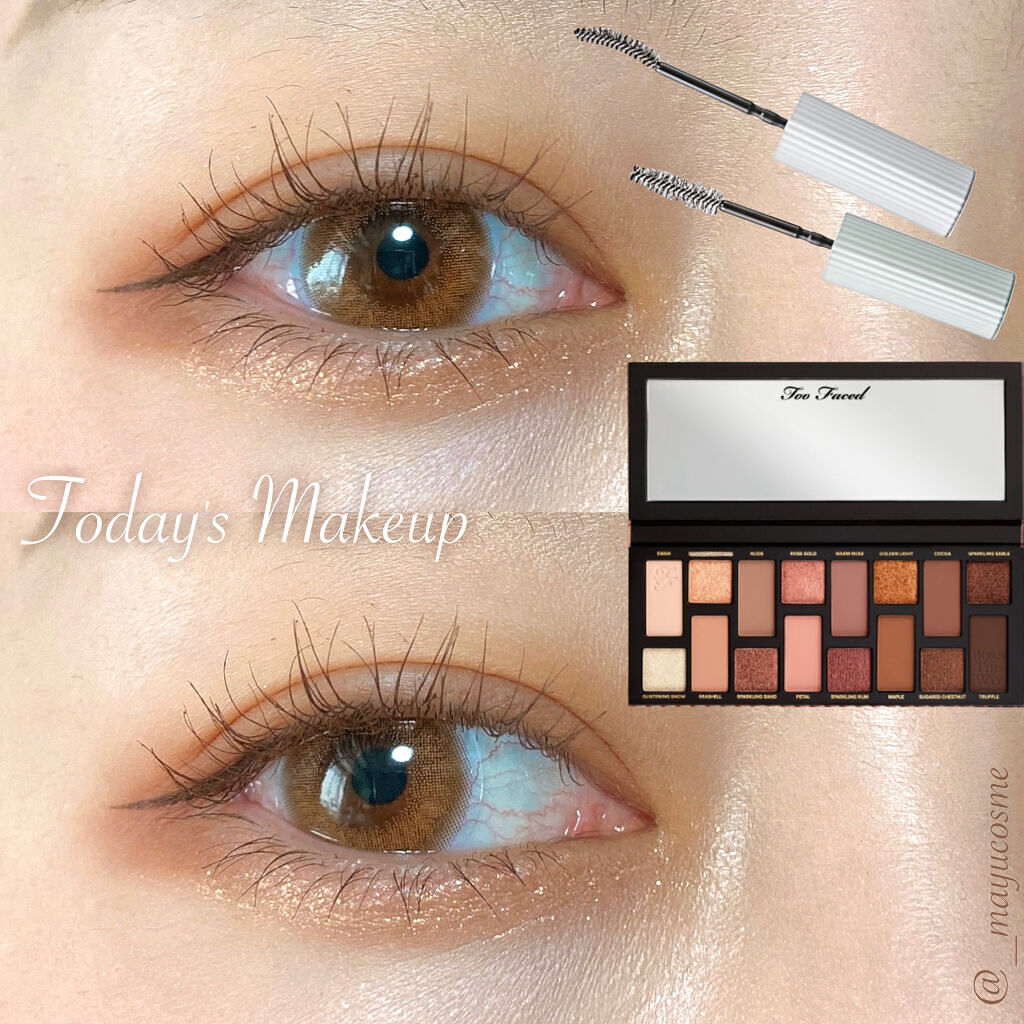 ボーン ディス ウェイ ザ ナチュラル ヌード アイシャドウ パレット/Too Faced/アイシャドウパレットを使ったクチコミ（1枚目）