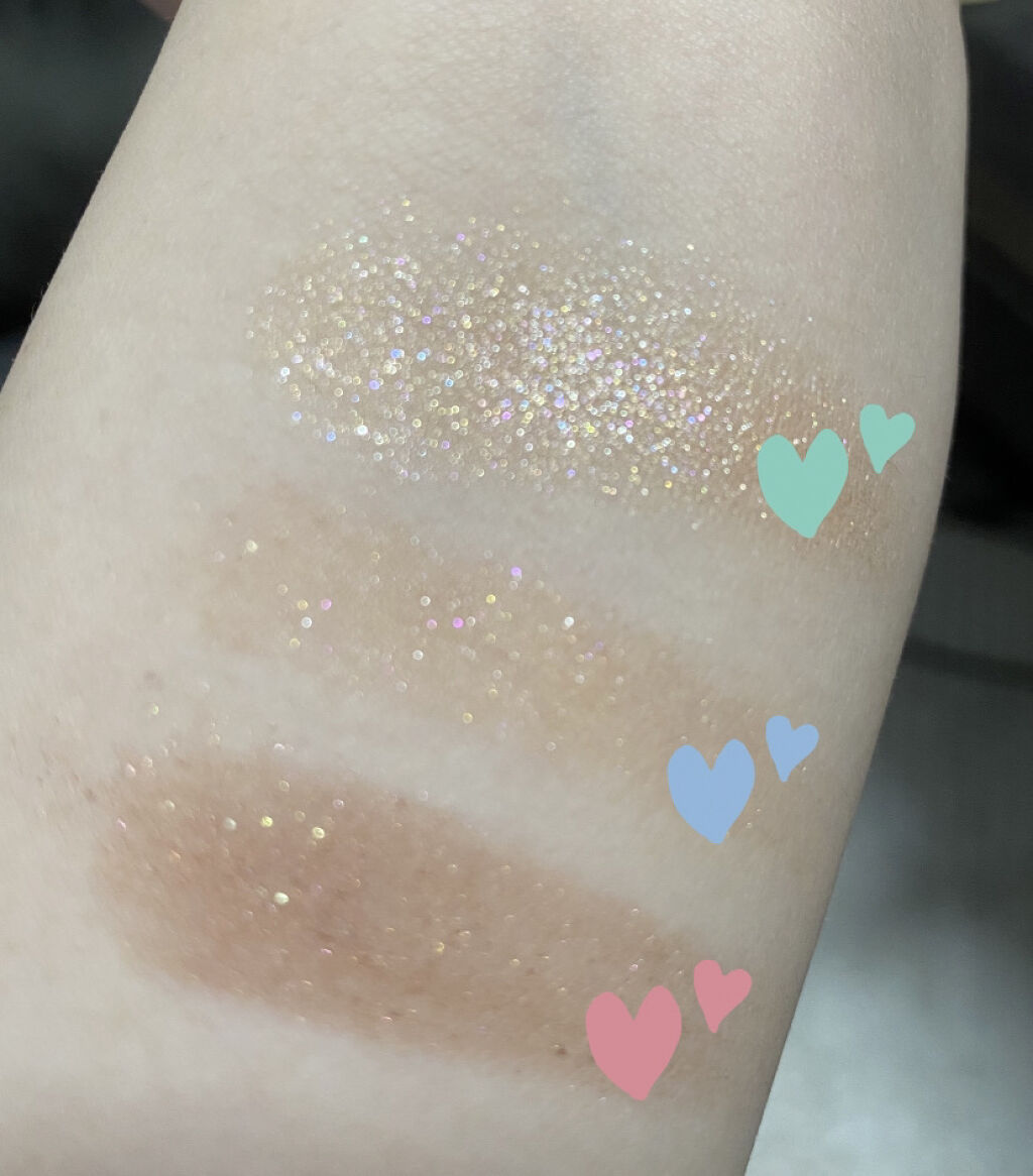 麻雀アイシャドウ 九索【チューソウ】オレンジスパークル/和粧/単色アイシャドウを使ったクチコミ（2枚目）