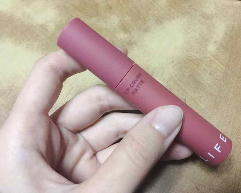 It's skin LIFECOLOR LIP CRUSH MATTE/It's skin/口紅を使ったクチコミ(1枚目)