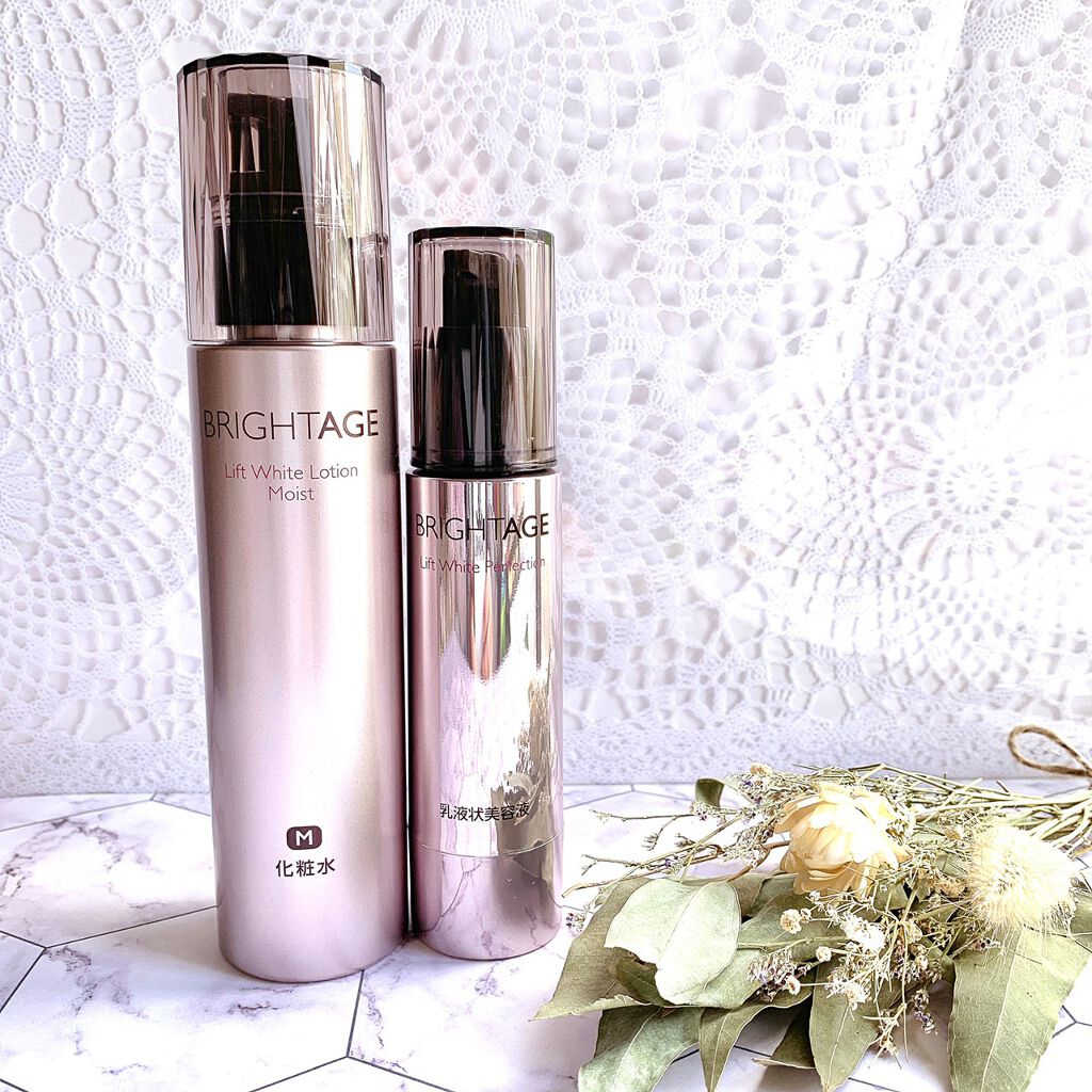 リフトホワイト パーフェクション/BRIGHTAGE/美容液を使ったクチコミ(2枚目)