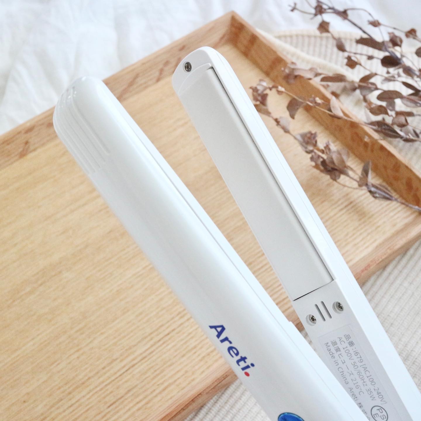 マイナスイオン ストレート カール 両用 ヘアアイロン 20mm