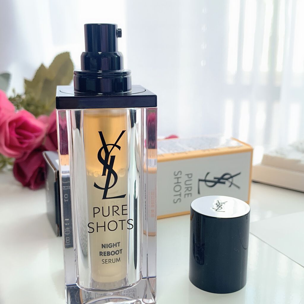 ピュアショット ナイト リチャージセラム/YVES SAINT LAURENT BEAUTE/美容液を使ったクチコミ(4枚目)