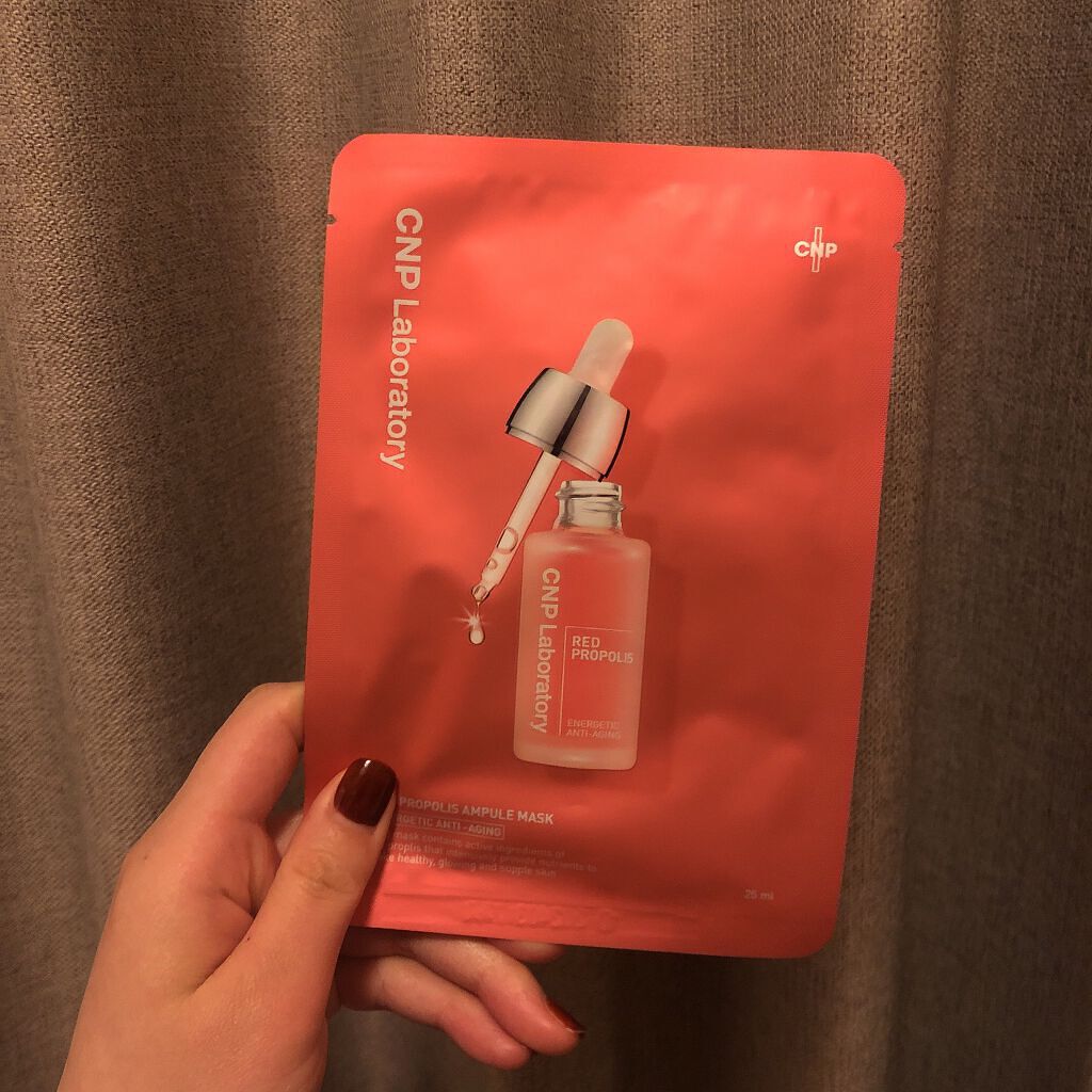 Red Propolis Ampule Mask/CNP Laboratory/シートマスク・パックを使ったクチコミ（1枚目）