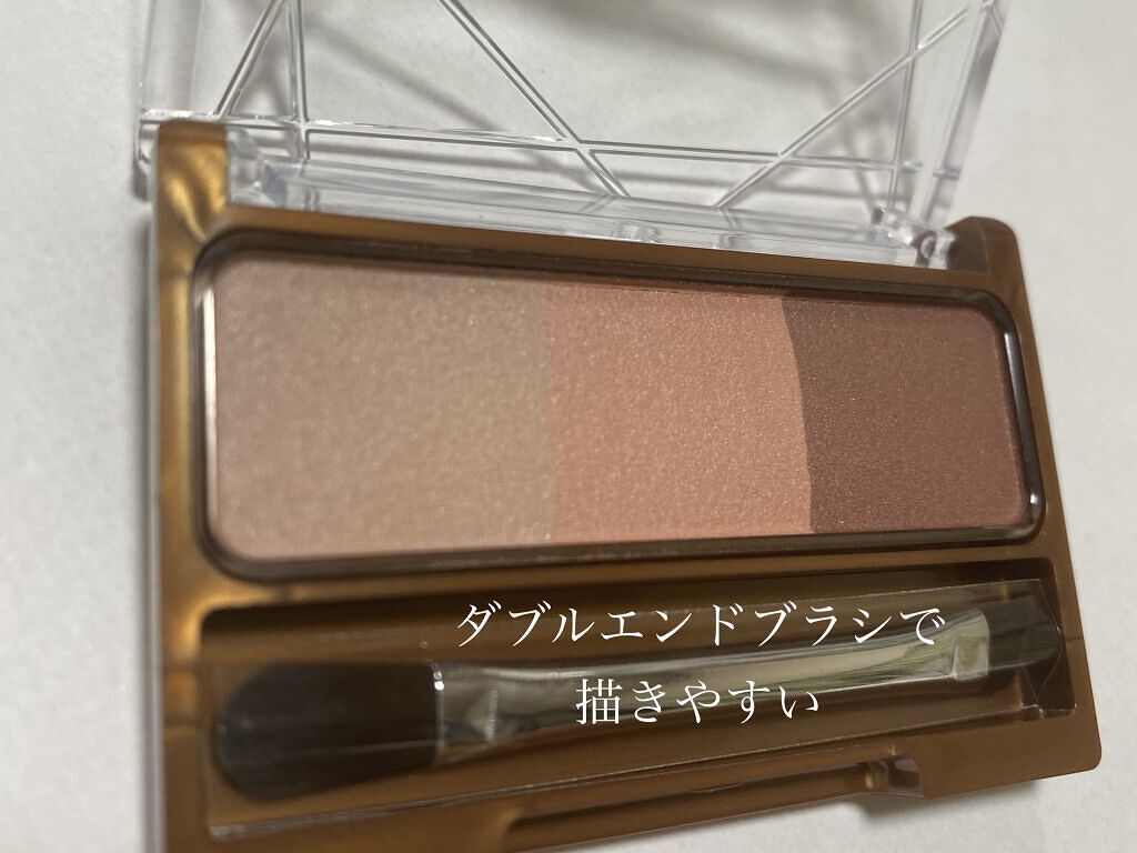 ノーズ＆アイブロウパウダー/CEZANNE/パウダーアイブロウを使ったクチコミ（2枚目）