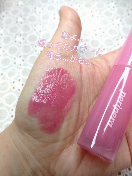 インク ムード グロイ ティント/PERIPERA/リップティントを使ったクチコミ(3枚目)