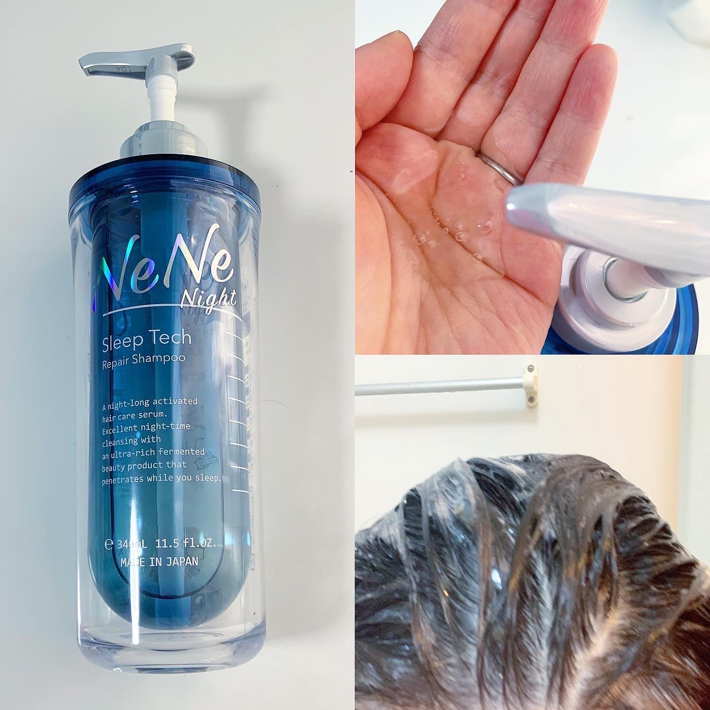 スリープテック リペア シャンプー／ヘアトリートメント/NeNe Night/市販シャンプーを使ったクチコミ（2枚目）