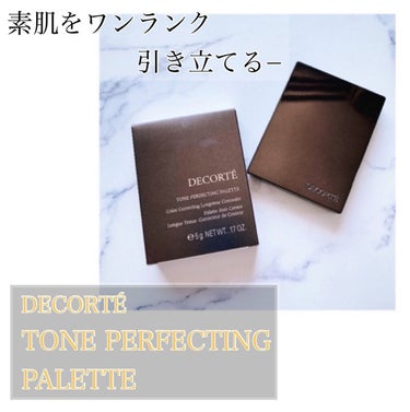 トーンパーフェクティング パレット/DECORTÉ/パレットコンシーラーを使ったクチコミ（1枚目）