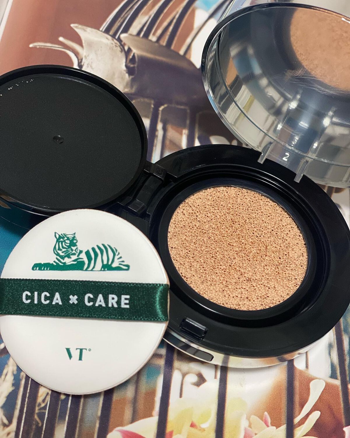 CICA エアリーフィットカバークッション/VT/クッションファンデーションを使ったクチコミ(2枚目)