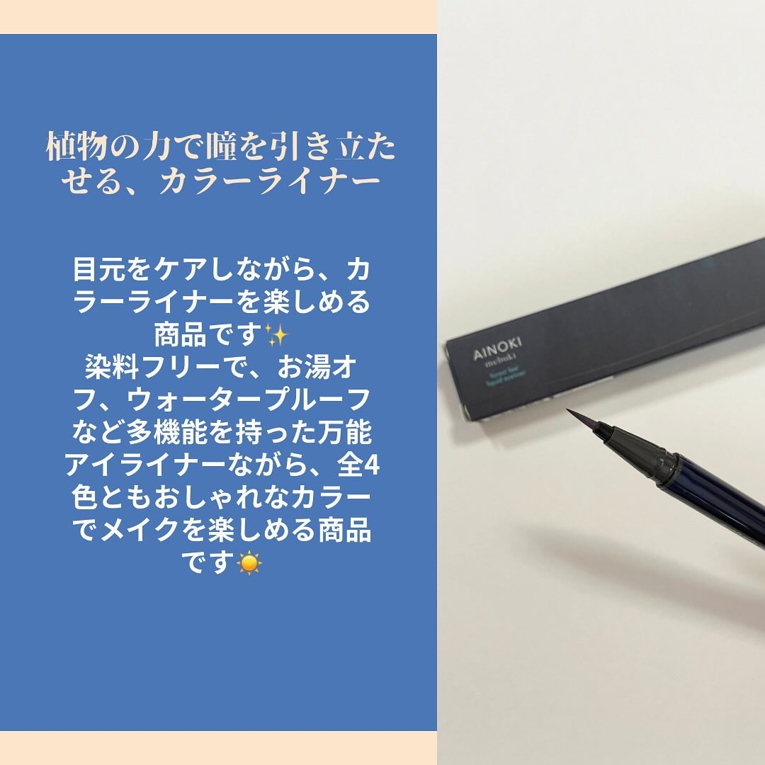 フォレスト フィール リキッド アイライナー/AINOKI mebuki/リキッドアイライナーを使ったクチコミ（3枚目）