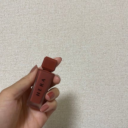 センシュアルパウダーマットリキッド 127 LIP MORNING/HERA/口紅を使ったクチコミ(1枚目)