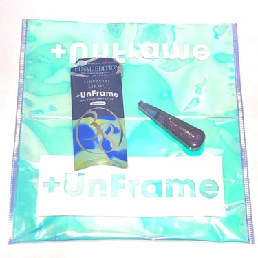 LIP38℃ +UnFrame<ホログラフィック>/UZU BY FLOWFUSHI/リップグロスを使ったクチコミ（1枚目）