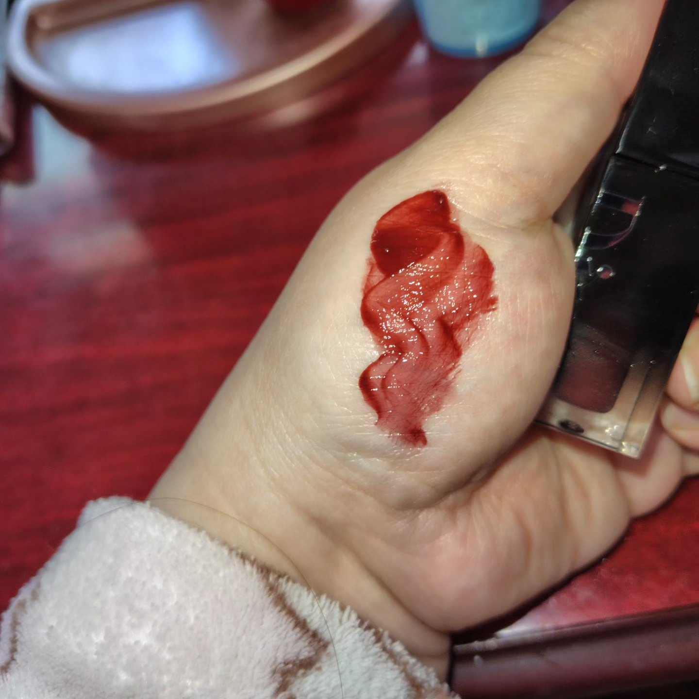 ブラーグロイリップティント/Dinto/リップティントを使ったクチコミ（1枚目）