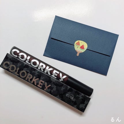 シャインミラーティント/COLORKEY/リップティントを使ったクチコミ(3枚目)