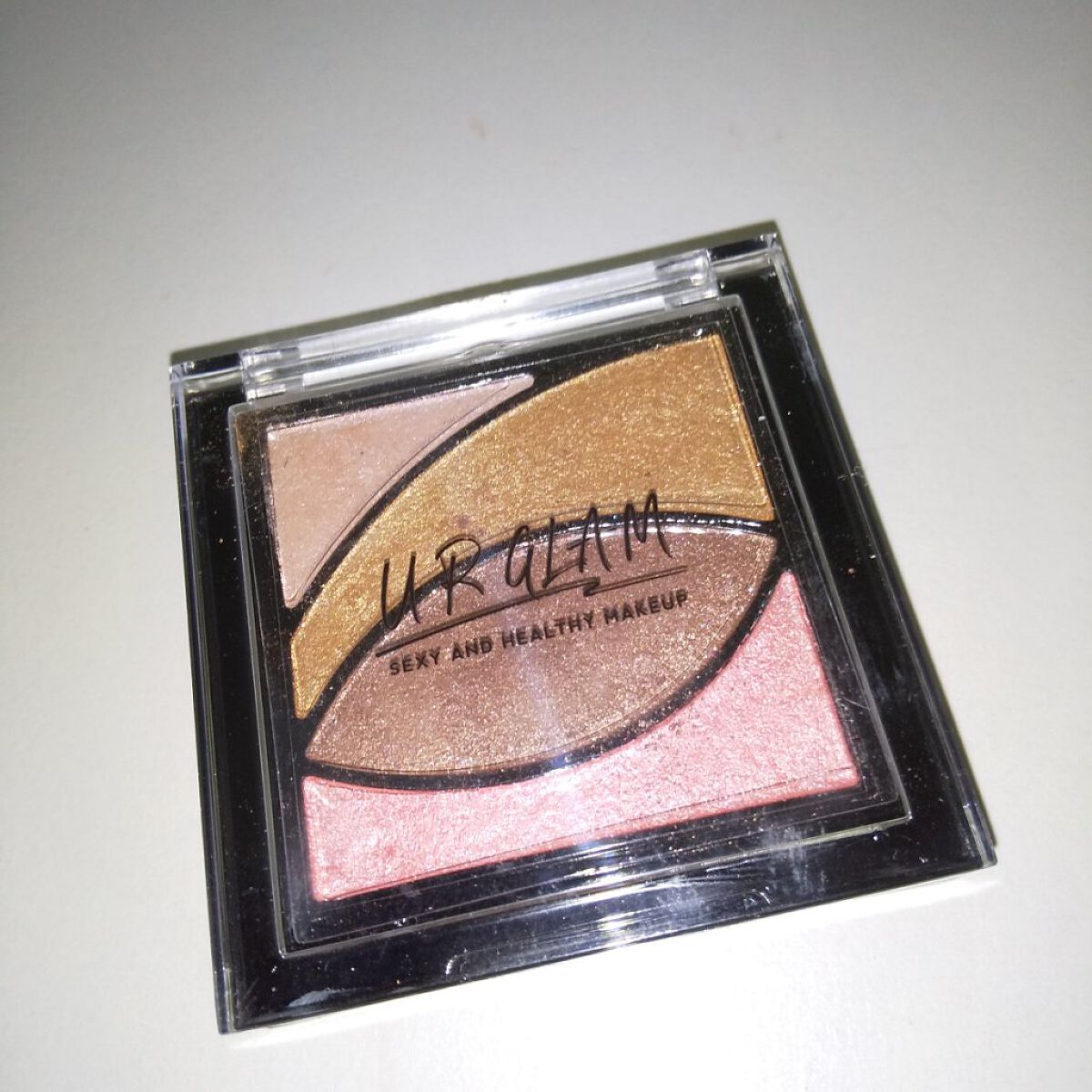 UR GLAM　VELVET EYE COLOR PALETTE ピンク＆ブラウン/U R GLAM/アイシャドウパレットを使ったクチコミ（2枚目）