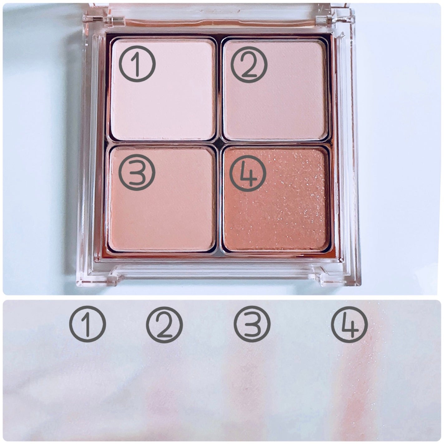 ムードオンアイパレット /BANILA CO/アイシャドウパレットを使ったクチコミ(2枚目)