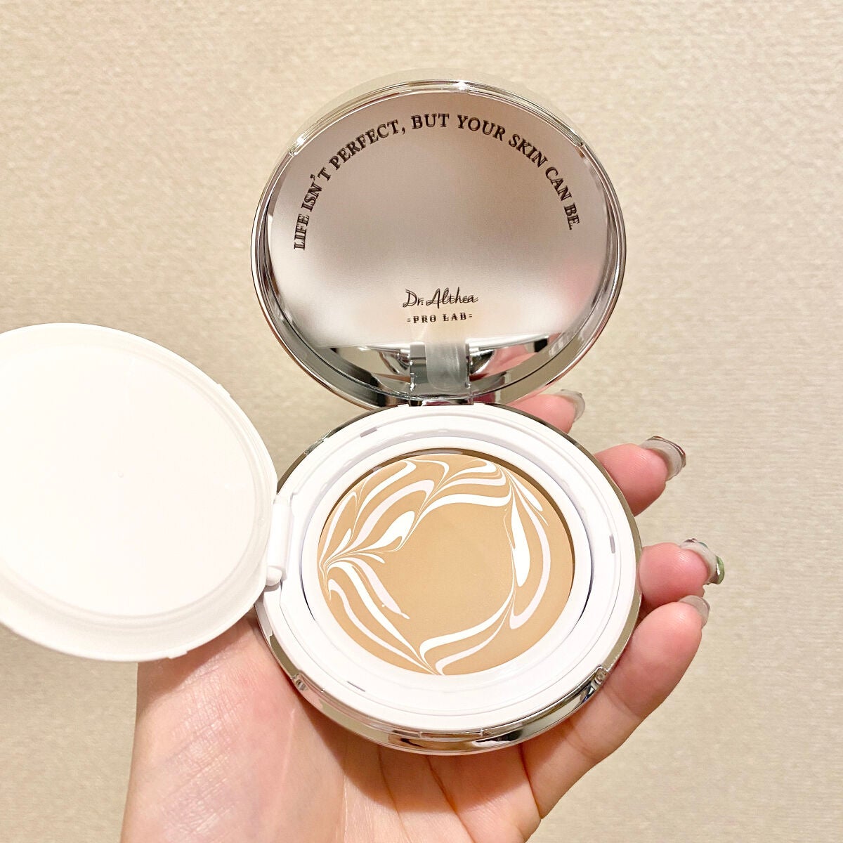 ダブル セラム バーム ファンデーション/Dr.Althea/クリーム・エマルジョンファンデーションを使ったクチコミ(3枚目)