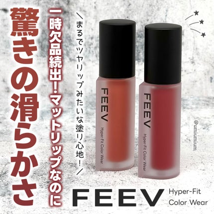 カラーウェア/FEEV/口紅を使ったクチコミ(1枚目)