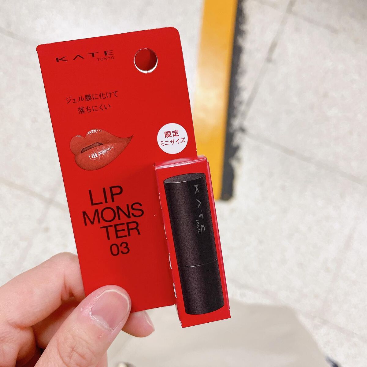 ケイト リップモンスター 03 陽炎(ミニ) ＜数量限定発売＞/KATE/口紅を使ったクチコミ（1枚目）