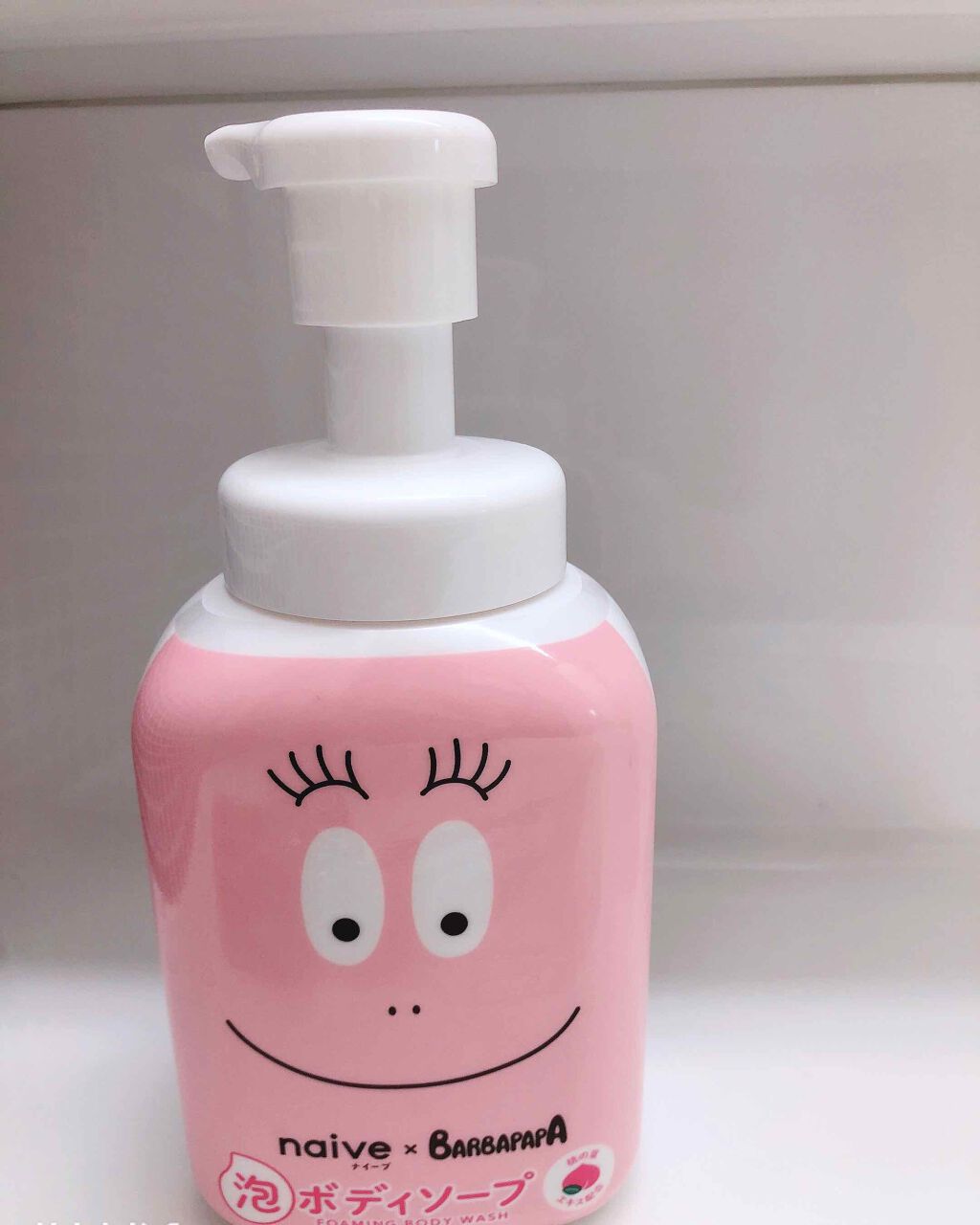 ボディソープ(桃の葉エキス配合) 530ml/ナイーブ/ボディソープを使ったクチコミ（3枚目）