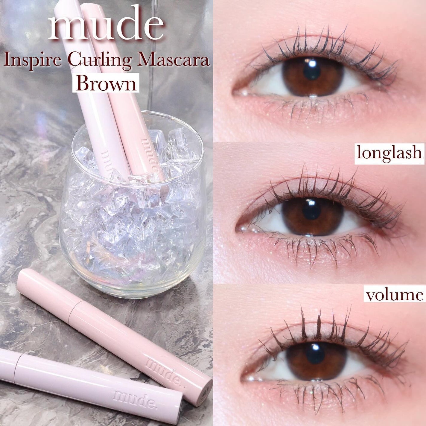 MD インスパイアロングラッシュ カーリングマスカラ/mude/マスカラを使ったクチコミ(1枚目)