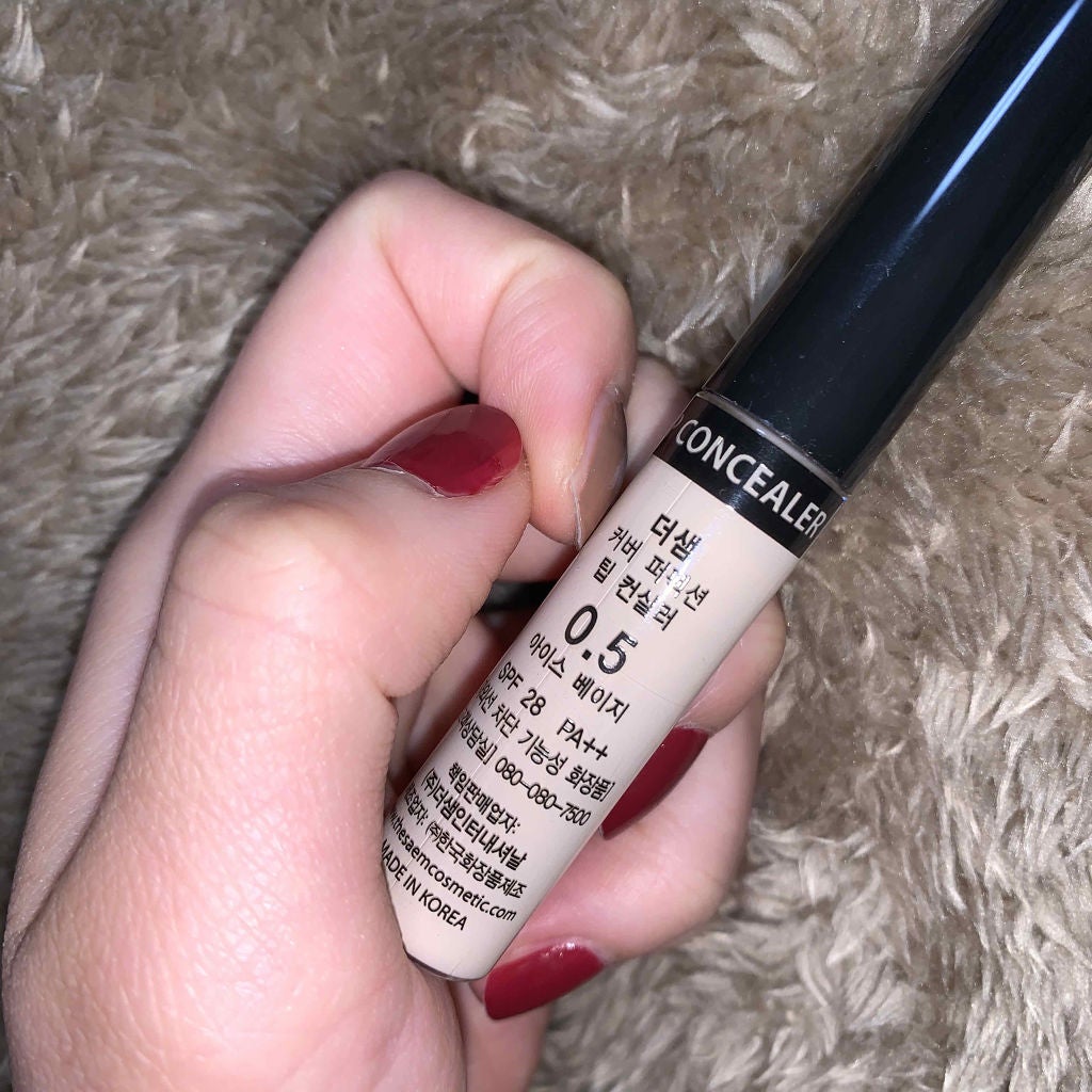 カバーパーフェクション チップコンシーラー/the SAEM/リキッドコンシーラーを使ったクチコミ(2枚目)