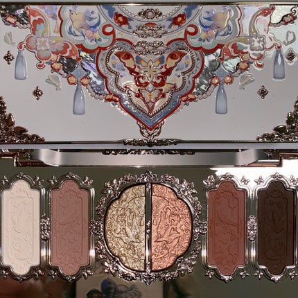 胡蝶雲肩6色アイシャドウパレット/FlowerKnows/アイシャドウパレットを使ったクチコミ(4枚目)