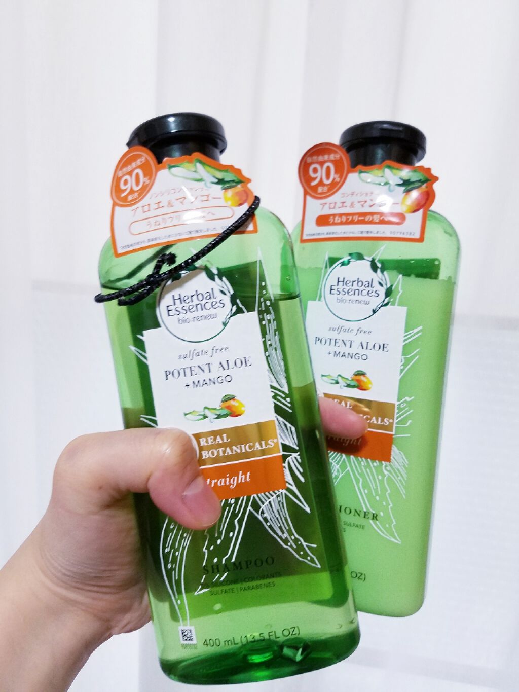 ビオリニュー アロエ＆マンゴー シャンプー／コンディショナー シャンプー/ハーバルエッセンス/市販シャンプーを使ったクチコミ（1枚目）