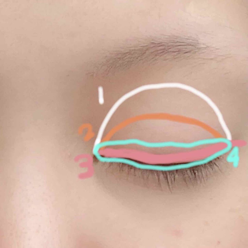 UR GLAM　BLOOMING EYE COLOR PALETTE/U R GLAM/アイシャドウパレットを使ったクチコミ（2枚目）