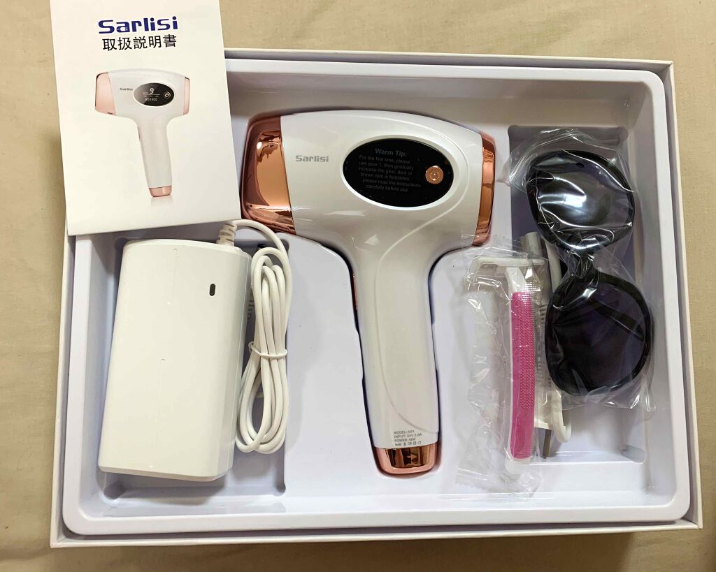 光脱毛器 VIO/Sarlisi/家庭用脱毛器を使ったクチコミ(2枚目)