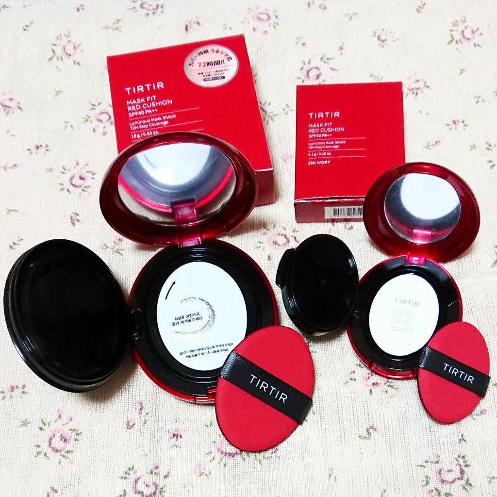 マスク フィット レッド クッション/TIRTIR(ティルティル)/クッションファンデーションを使ったクチコミ(3枚目)