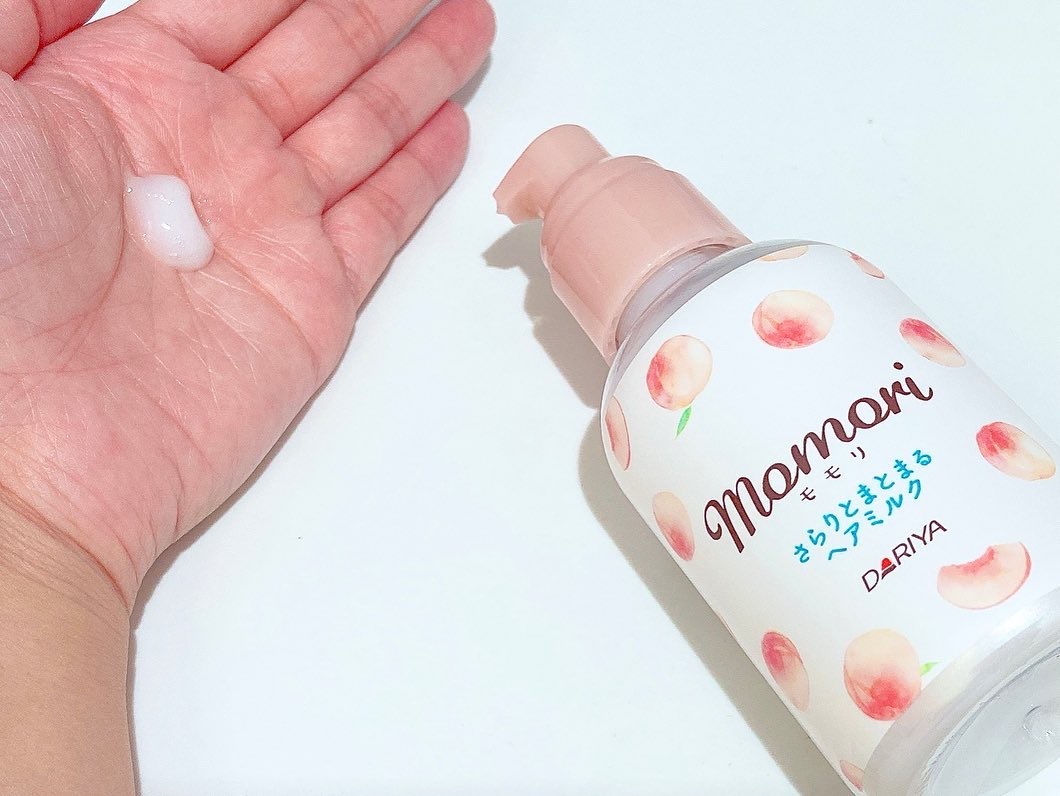 さらりとまとまるヘアミルク/モモリ/ヘアミルクを使ったクチコミ（3枚目）