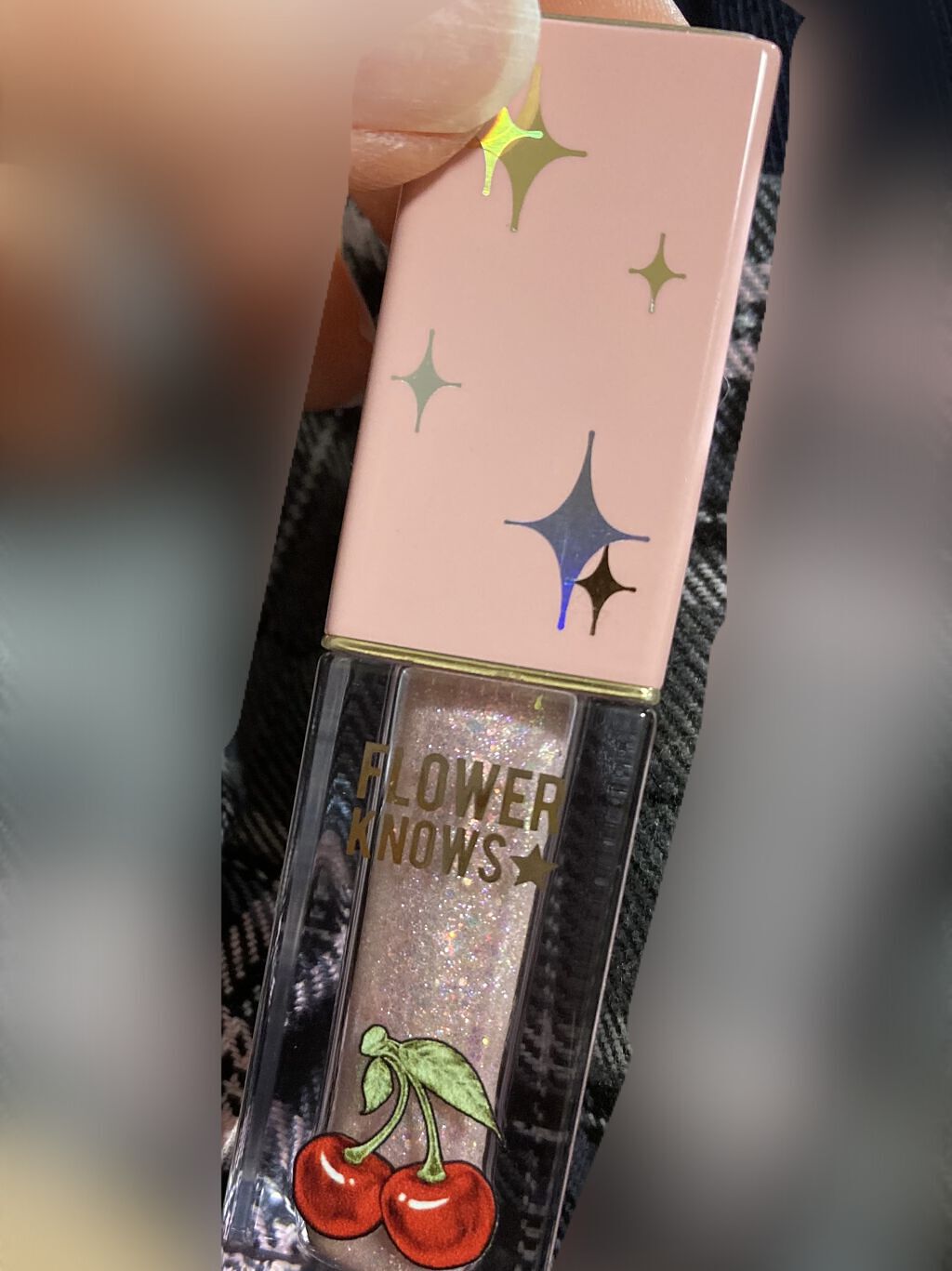 Cherry Love グリッター リキッドアイシャドウ/FlowerKnows/グリッターを使ったクチコミ（1枚目）