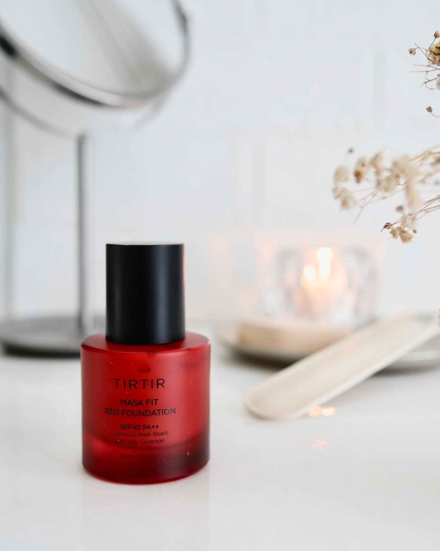 マスクフィットレッドファンデーション 21N アイボリー(IVORY)/TIRTIR(ティルティル)/リキッドファンデーションを使ったクチコミ（2枚目）