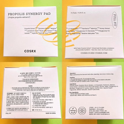 フルフィットプロポリスシナジーパッド/COSRX/トナーパッドを使ったクチコミ(2枚目)
