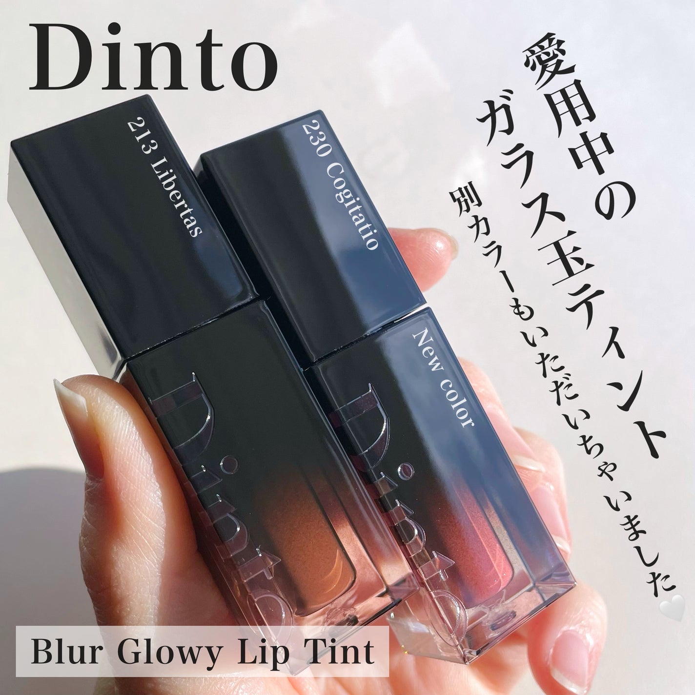 ブラーグロイリップティント/Dinto/リップティントを使ったクチコミ(1枚目)
