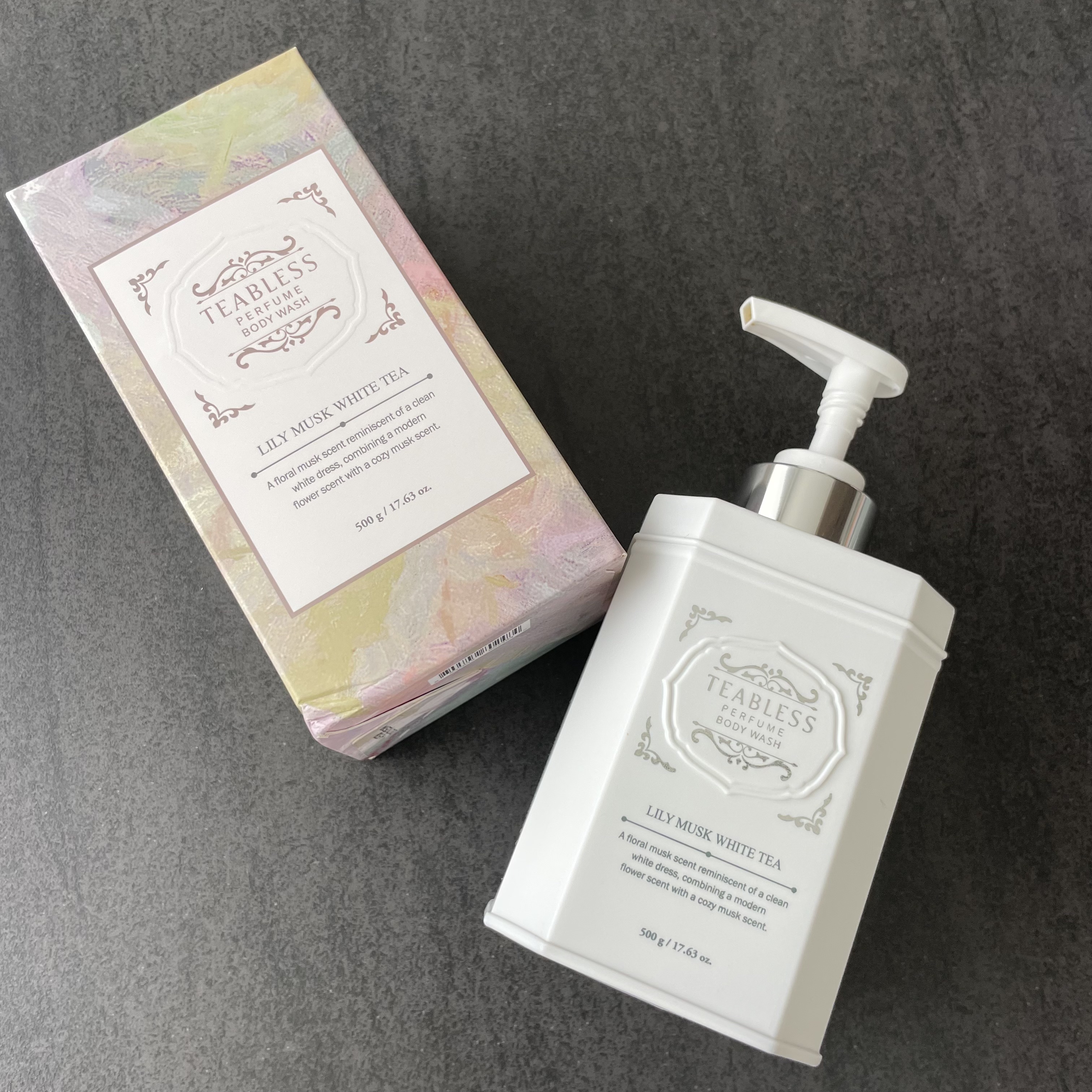 パフュームボディローション リリィムスクホワイトティー/TEABLESS/ボディローションを使ったクチコミ（1枚目）