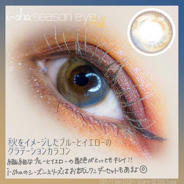 i-shaアイシャ Season Eye フォール/蜜のレンズ/カラーコンタクトレンズの画像