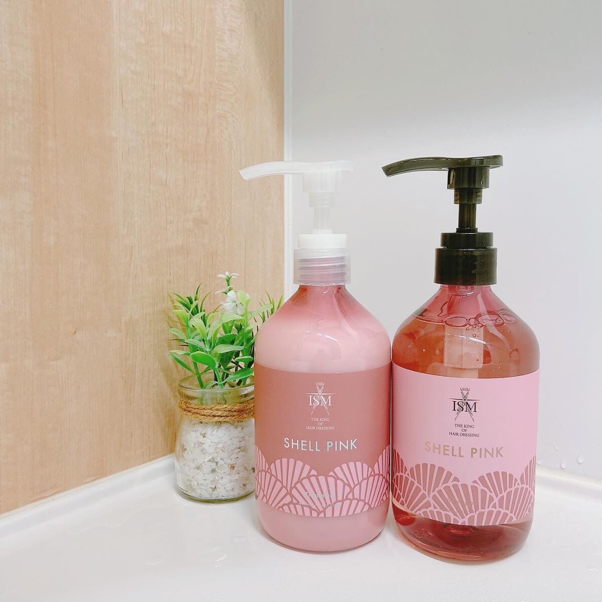 SHELL PINK シャンプー／トリートメント トリートメントつめかえ/ISM/市販シャンプーを使ったクチコミ（2枚目）